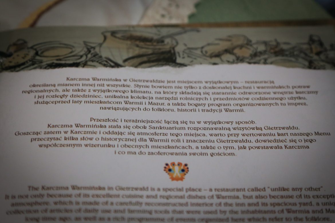 karczma gietrzwałd taste poland